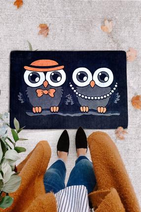 Durvju paklājs Conceptum Hypnose Fall, daudzkrāsaina, 60 cm x 40 cm