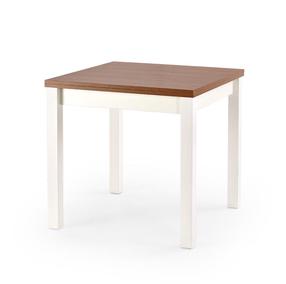 Stalas išskleidžiamas Gracjan, ąžuolo sp./balta sp., 80 - 160 cm x 80 cm x 76 cm