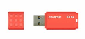 USB atmintinė Goodram UME3-0640O0R11, oranžinė sp., 64 GB