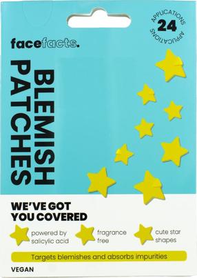Sejas kopšanas līdzeklis Face Facts Blemish Patches - Stars, 24 gab.