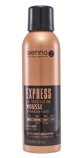 Savaiminio įdegio putos Sienna X Express Q10 Tinted Mousse, 200 ml
