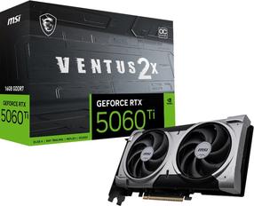 Vaizdo plokštė MSI GeForce RTX 5060 Ti VENTUS 2X OC PLUS, 16 GB, GDDR7