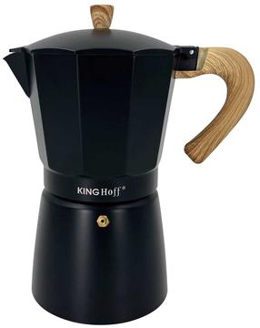 Moka kavinukas KingHoff KH-1888, 0.6 l, juoda sp.
