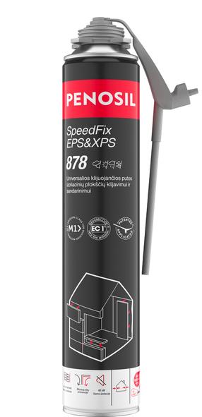 Klijuojančios putos apšiltinimo sistemų Penosil SpeedFix EPS & XPS 878, 0.750 l, pilka sp.