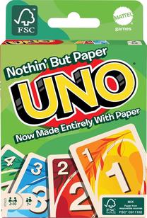Uno kortų žaidimas Mattel Games Nothin' But Paper, įvairių spalvų