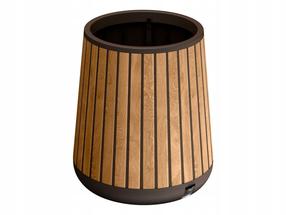 Lillepott Keter Deco Conic, plastik, 51 cm x 51 cm, Ø 51 cm, pruun v.