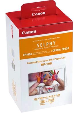 Rašalinio spausdintuvo kasetė Canon RP-108, įvairių spalvų