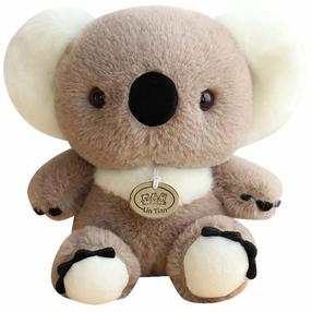 Mīkstā rotaļlieta koala 22184, balta krās./pelēka krās., 23 cm