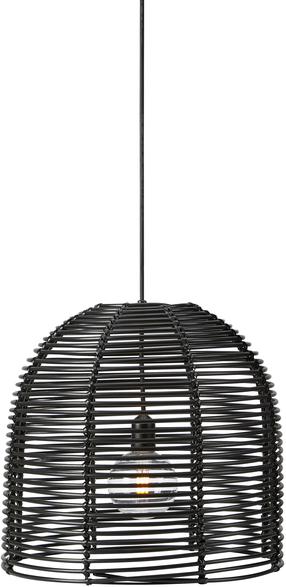 Lauko pakabinamas šviestuvas Markslojd Garden 24, 2.86W, LED, IP44, juoda sp., 40 cm x 37 cm