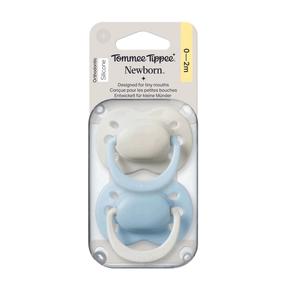 Knupīšu komplekts Tommee Tippee Newborn Closer To Nature, 0 mēn., krēmkrāsa/gaiši zila krās.
