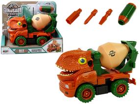 Žaislinis traktorius Lean Toys Dinosaur Truck 10423, žalia sp.