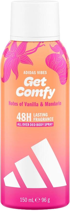 Kūno dezodorantas Adidas Vibes Get Comfy, 150 ml
