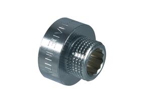 Соединение TDM Brass 111C, 1/2 дюйма - внутренняя резьба / 3/4 дюйма - внешняя резьба, 3/4" x 1/2"