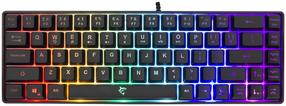 Vadu spēļu tastatūra White Shark Ronin GK-2201, Angļu (US), melna krās.