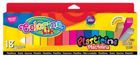 Plastilinas COLORINO 42659PTR, 18 spalvų