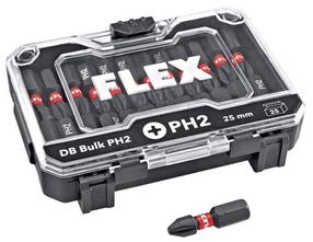 Löökpeade komplekt FLEX DB Bulk PH2, PH2, 25 mm, 1/4"