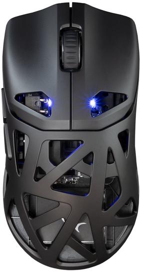 Bezvadu spēļu pele White Shark GM-5019 Dagonet, 2.4 ghz / bluetooth / usb, melna krās.