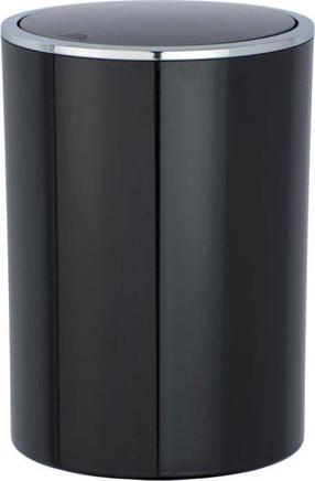 Šiukšliadėžė Wenko 23886, juoda sp., 5 l, 26 cm x 19 cm