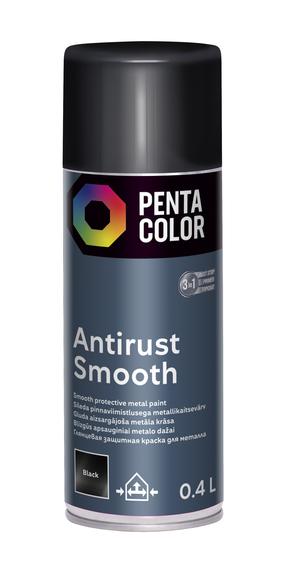 Краски в аэрозоле Pentacolor Smooth Effect, декоративный, черный цв., 0.4 л