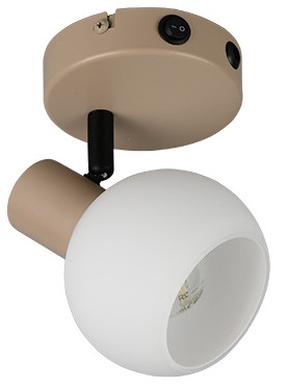 Valgusti lagi ja seinad Reality Boba R86371743, E14, 1 x 10 W, pruun v./valge v. / pruun v.