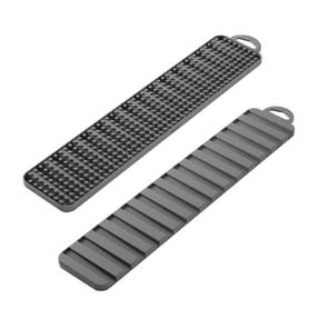 Žāvēšanas paliktnis Metaltex Gravity Slim, 42 cm x 7.8 cm x 1 cm, plastmasa, pelēka krās.
