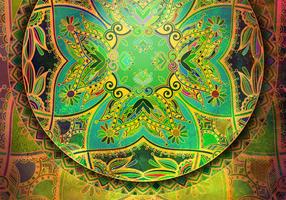 Fototapetas Artgeist Mandala: Emerald Fantasy SFT1482, 210 cm x 210 cm