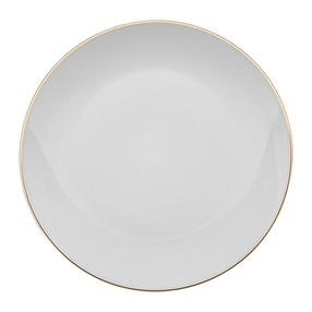 Lėkštė pietų Ambition Royal, Ø 27 cm, aukso sp./pilka sp.