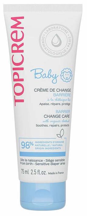 Beebikreem Topicrem Baby Barrier Action, 75 ml