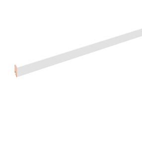 Плинтус Domoletti 717515, 2400 см x 5.8 см x 1.6 см, белый цв.