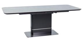 Galds izvelkams Pallas, melna krās., 160 - 210 cm x 90 cm x 76 cm