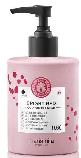 Matu maska Maria Nila Colour Refresh Bright Red, 300 ml