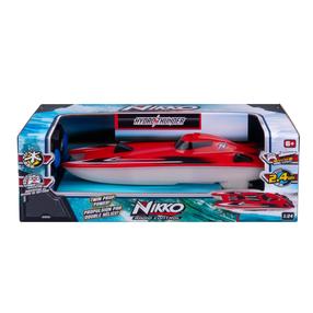 Rc лодка Nikko Hydro Thunder, 1:24, белый цв./красный цв.