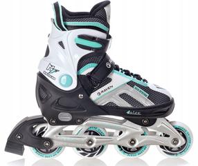 Riedučiai Raven Pulse, juoda sp./mėtinė (mint) sp., 33-36
