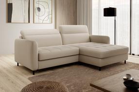 Kampinė sofa Gomsi Manhattan 18, šviesiai ruda sp., dešininė, 165 x 228 cm x 100 cm