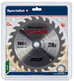 Pjovimo diskas Specialist+ 51/1-18524, 185 mm x 16 mm