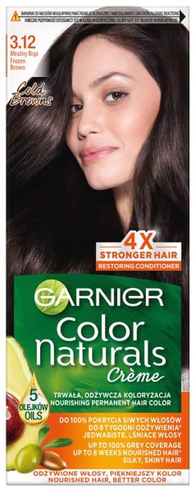 Plaukų dažai Garnier Color Naturals Creme, frozen brown sp., 3.12