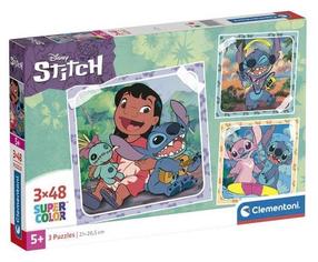Dėlionė 3in1 Clementoni Stitch 25321, 21 cm x 20.5 cm, 144 vnt., įvairių spalvų