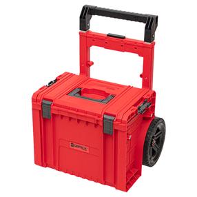 Ящик для инструментов на колесах Qbrick Pro 2.0, 49 см x 41.5 см x 66 см, 29 л, красный цв.