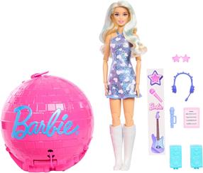 Nukk aksessuaaridega Mattel Barbie Team Roll & Reveal Popstar JMK19, 30 cm, mitmevärviline