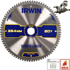 Циркулярная пила по дереву Irwin ATB/N, 216 мм x 30 мм