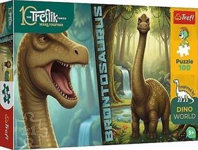 Pusle Trefl Inspired By Dino World Brontosaurus 16583, 27.5 cm x 41 cm, 100 tk, mitmevärviline