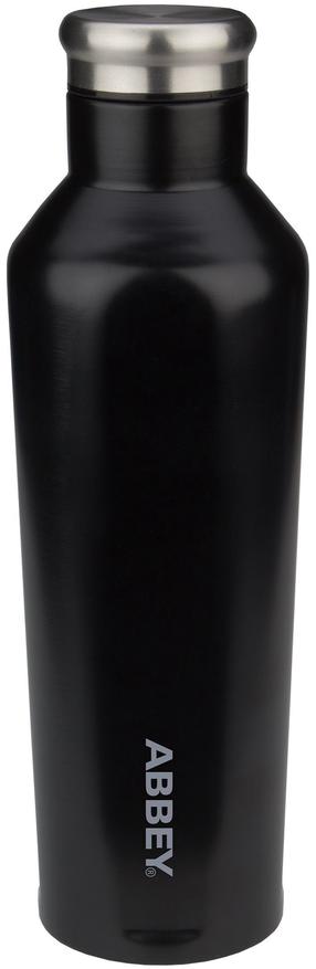 Joogipudelid- ja sheikerid Abbey 21WX_ZWA, must v., roostevaba teras, 0.48 l