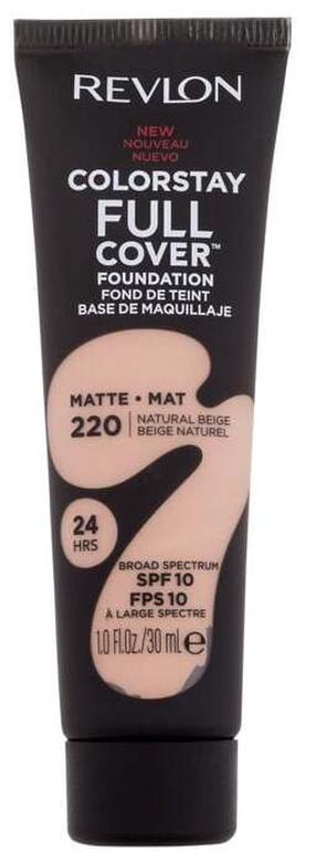 Skystas makiažo pagrindas Revlon Colorstay Full Cover, natural beige sp., 220, 30 ml