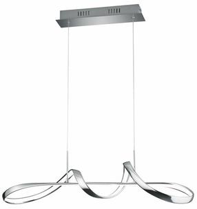 Šviestuvas lubų Reality Perugia R37091106, LED, 4000 °K, 1 x 37 W, balta sp. / chromo sp.