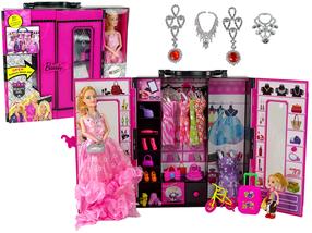 Leļļu komplekts Lean Toys Beauty 13093, 31 cm, rozā krās.