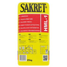 Lubikrohvi segu Sakret HML-1, tasandav, 25 kg