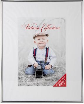 Foto rāmis Victoria Collection, 40 cm x 50 cm, sudraba krās.