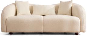 Sofa Hanah Home Venedik 569HLN1137, kreminė sp., 190 x 91 cm x 76 cm
