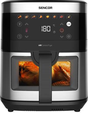 Karšto oro gruzdintuvė Sencor SFR 9000SS, sidabro sp./juoda sp., 1700 W, 9 l