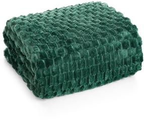 Плед Design 91 Cindy K163-03, темно-зеленый цв., 150 см x 200 см